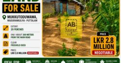 Beach side Land For Sale-Mukkutoduwa